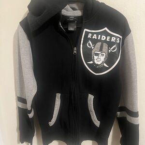 NFL‎ Team Apparel Black and Gray Youth Hoodie